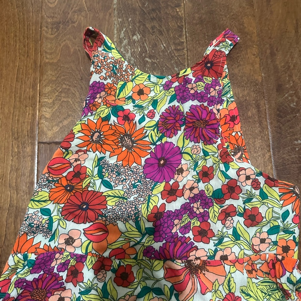 NATURAL LIFE Floral Halle Halter Maxi Dress in Orange, Pink, Green - NWT! - Picture 4 of 11